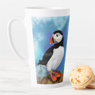 Schöne Vogelmalerei  Milchtasse