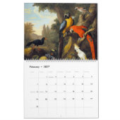 Schöne Vogelsammlung mit Vintag-Feel Kalender (Feb 2027)