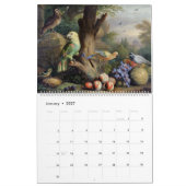 Schöne Vogelsammlung mit Vintag-Feel Kalender (Jan 2027)