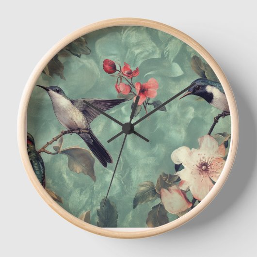 schöne Vogeluhr Uhr (Vorderseite)