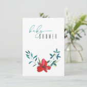 Schöne Vorlage für eine Babydusche (Stehend Vorderseite)