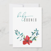 Schöne Vorlage für eine Babydusche (Vorderseite)