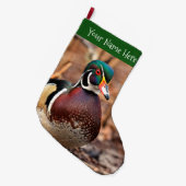 Schöne Wald-Ente im Wald Großer Weihnachtsstrumpf (Vorderansicht (hängend))