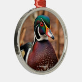 Schöne Wald-Ente im Wald Ornament Aus Metall (Rechts)
