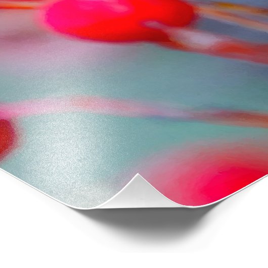 Schöne Waldbeeren im Herbst Fotodruck (Ecke)