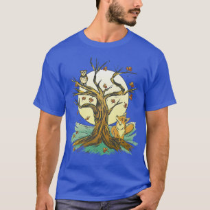 Schöne Wälder Kunst im Herbst T-Shirt