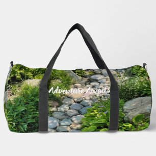 Schöne Waldszene Sonnenstraße Foto Duffle Bag
