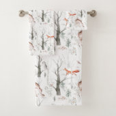 Schöne Waldtiere Badhandtuch Set (Insitu)