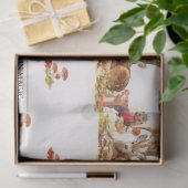 Schöne Waldtiere Herbst Art Muster Seidenpapier (Geschenk)