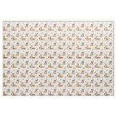 Schöne Waldtiere Herbst Art Muster Stoff (Yard (91,4 cm))