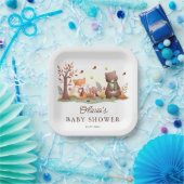 Schöne Waldtiere Pappteller (Party)