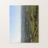 Schöne Wales Hill Blick Landschaft Wales Horizont Puzzle (Vertikal)