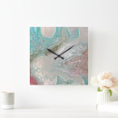 SCHÖNE WANDERSCHÖNE WANDSCHUHE QUADRATISCHE WANDUHR (Zuhause)