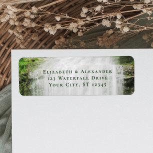 Schöne Wasserfall Hochzeit Rücksendeadresse
