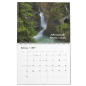 Schöne Wasserfälle Kalender (Feb 2027)