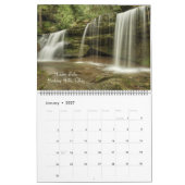Schöne Wasserfälle Kalender (Jan 2027)