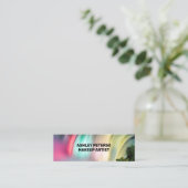 Schöne Wasserfälle Mini Visitenkarte (Stehend Vorderseite)