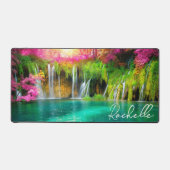 Schöne Wasserfälle Schreibtischunterlage (Vorderseite)