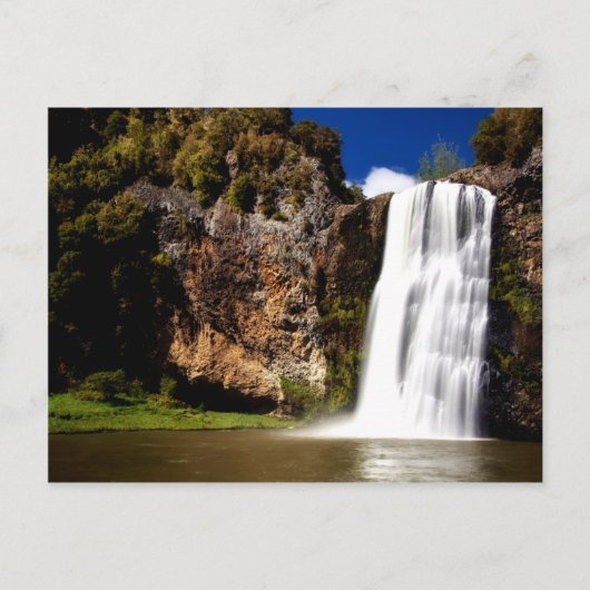 Schöne Wasserfallpostkarte Postkarte (Vorderseite)