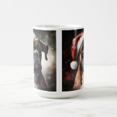 SCHÖNE WASSERFARBBOXER HUNDERCHRISTMAS KAFFEETASSE (Mittel)