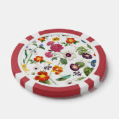 Schöne Wasserfarbe Botanik Pokerchips (Einzeln)