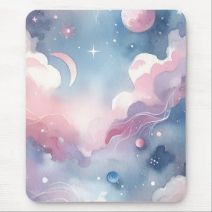 Schöne Wasserfarbe Celestial Mousepad