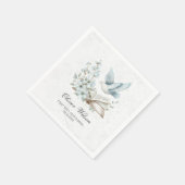 Schöne Wasserfarbe Erste Heilige Kommune Serviette (Ecke)