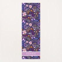Schöne Wasserfarbe-Floral-Blühende-Individualname