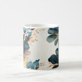 Schöne Wasserfarbe floral Kaffeetasse (Mittel)