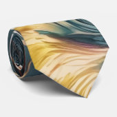 Schöne Wasserfarbe floral Krawatte (Gerollt)