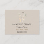 Schöne Wasserfarbe Gelbe Pflaumen Visitenkarte (Rückseite)