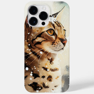 SCHÖNE WASSERFARBE GEPUNKTETER BENGALISCHER CAT Case-Mate iPhone 14 PRO MAX HÜLLE