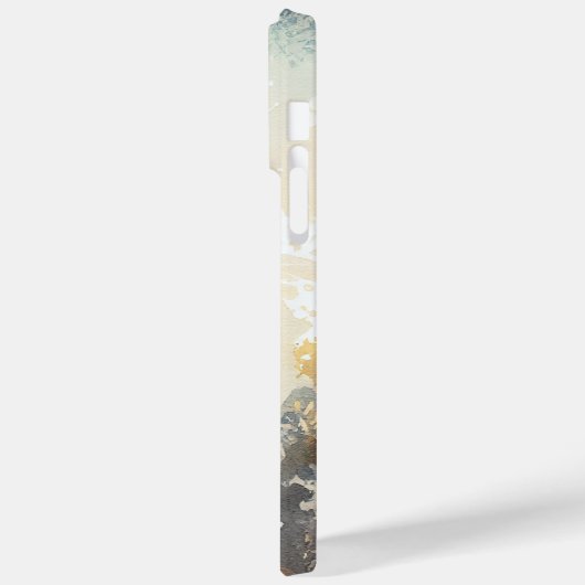 SCHÖNE WASSERFARBE GEPUNKTETER BENGALISCHER CAT Case-Mate iPhone HÜLLE (Rückseite / Links)