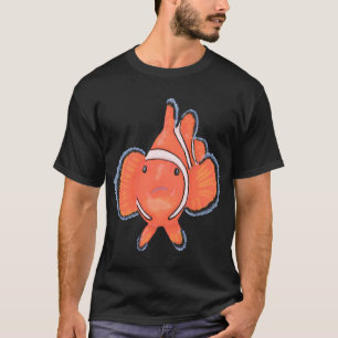 Schöne Wasserfarbe Goldfisch im Meer Klassisch T-Shirt