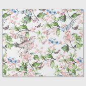 Schöne Wasserfarbe,handgemalte Naturszene,t Geschenkpapier (Flach)