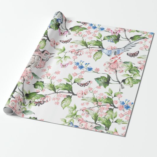 Schöne Wasserfarbe,handgemalte Naturszene,t Geschenkpapier (Ungerollt)