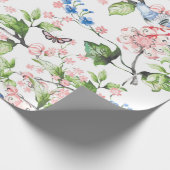 Schöne Wasserfarbe,handgemalte Naturszene,t Geschenkpapier (Ecke)