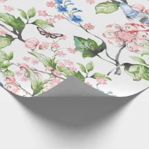 Schöne Wasserfarbe,handgemalte Naturszene,t Geschenkpapier