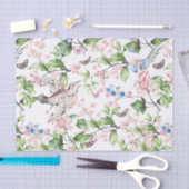 Schöne Wasserfarbe,handgemalte Naturszene,t Seidenpapier (Handwerk)