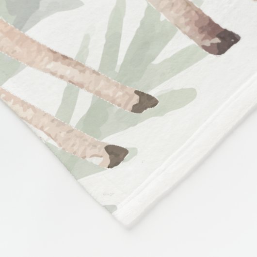 Schöne Wasserfarbe Hirsche Weihnachten Mit Monogra Fleecedecke (Ecke)