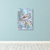 Schöne Wasserfarbe Leinwanddruck (Insitu (Holzboden))