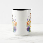 SCHÖNE WASSERFARBE MIT WEISSEM WEISSEN WEISSEN WHI TASSE (Zentrum)