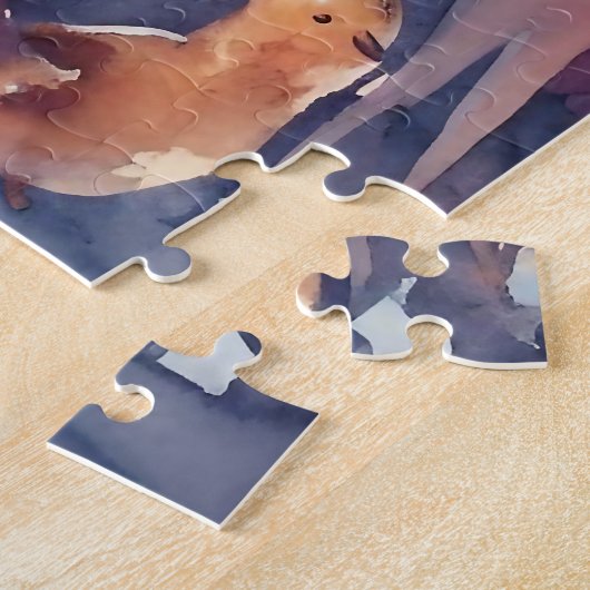 Schöne Wasserfarbe Nutcracker Puzzle (Seite)