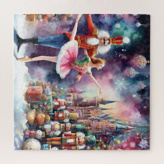 Schöne Wasserfarbe Nutcracker Puzzle (Horizontal)
