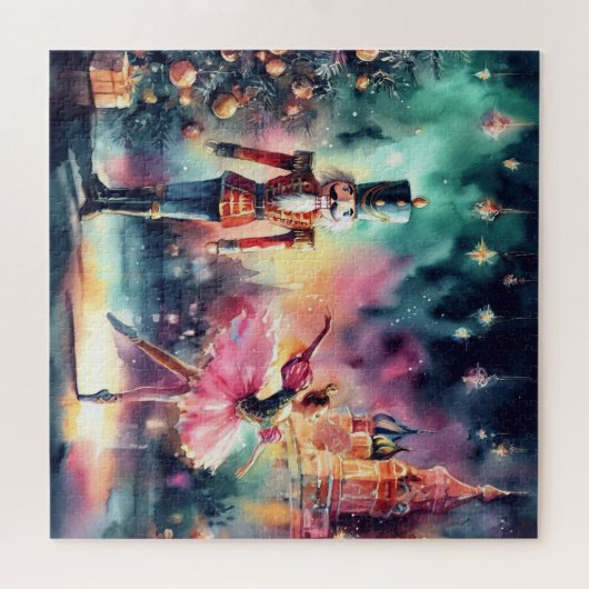 Schöne Wasserfarbe Nutcracker Puzzle (Horizontal)