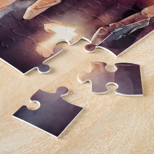 Schöne Wasserfarbe Nutcracker Puzzle (Seite)