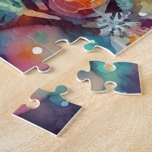 Schöne Wasserfarbe Nutcracker Puzzle (Seite)