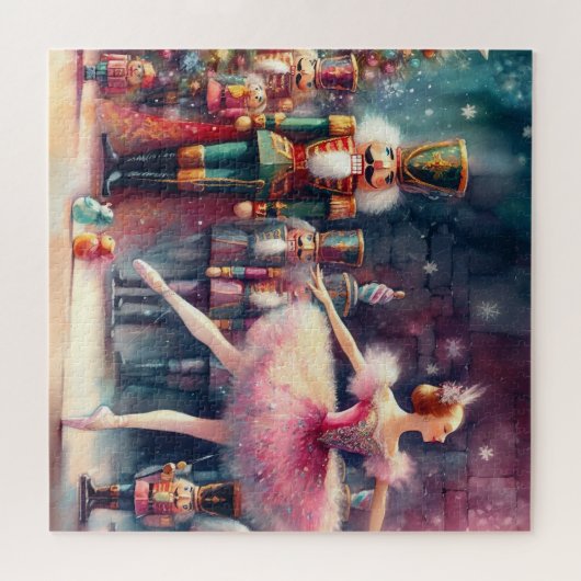 Schöne Wasserfarbe Nutcracker Puzzle (Horizontal)