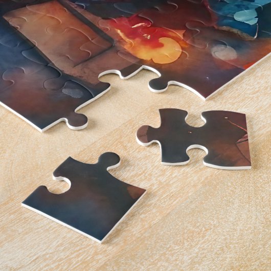 Schöne Wasserfarbe Nutcracker Puzzle (Seite)