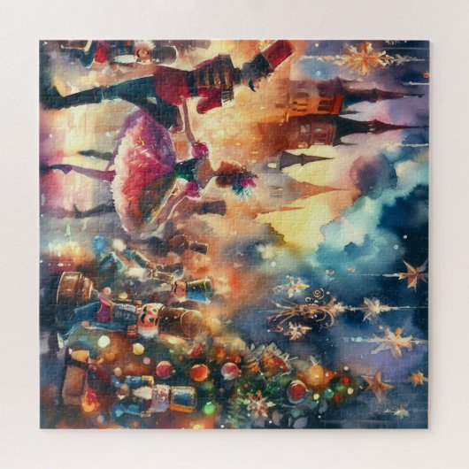 Schöne Wasserfarbe Nutcracker Puzzle (Horizontal)